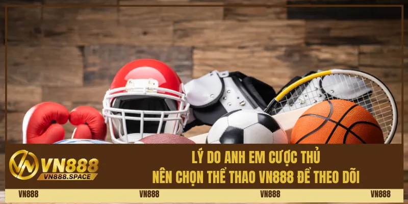 Lý Do Anh Em Cược Thủ Nên Chọn Thể Thao Vn888 Để Theo Dõi